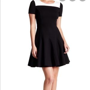 Hailston Heritage two tone drop waist skater dress